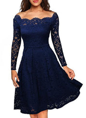 Chantal l Vintage Kleid aus geblümter Spitze