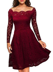 Chantal l Vintage Kleid aus geblümter Spitze