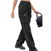 Bolly | Cargo-Jeans mit hohem Bund und praktischen Taschen