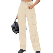 Bolly | Cargo-Jeans mit hohem Bund und praktischen Taschen
