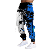 Jonas | Herren-Jogginghose mit abstraktem Design und Farbspritzer-Print