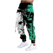 Jonas | Herren-Jogginghose mit abstraktem Design und Farbspritzer-Print