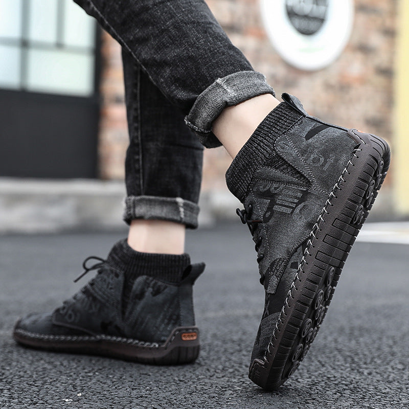 Masego l Herren-Strick-High-Top-Sneaker