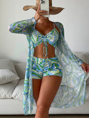 Bloom Vista l 3-teiliges Damen-Bademode-Set für den Sommer