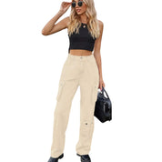 Bolly | Cargo-Jeans mit hohem Bund und praktischen Taschen
