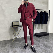 Eleganter Business-Anzug für Herren [Weste, Blazer + Hose] l Adler