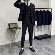 Eleganter Business-Anzug für Herren [Weste, Blazer + Hose] l Adler
