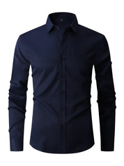 Daltona l Herren-Langarmshirt mit Knopfleiste