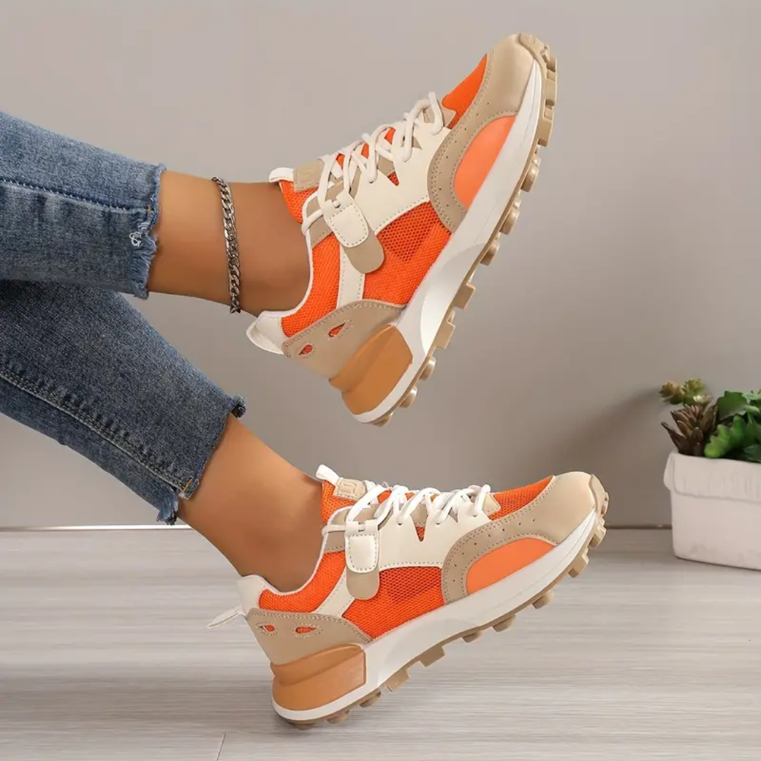 Kassidy | Lässiges Farbblock Turnschuhe