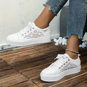 Wandaz l Damen-Plateau-Sneaker aus Spitze
