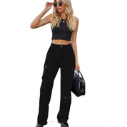 Bolly | Cargo-Jeans mit hohem Bund und praktischen Taschen