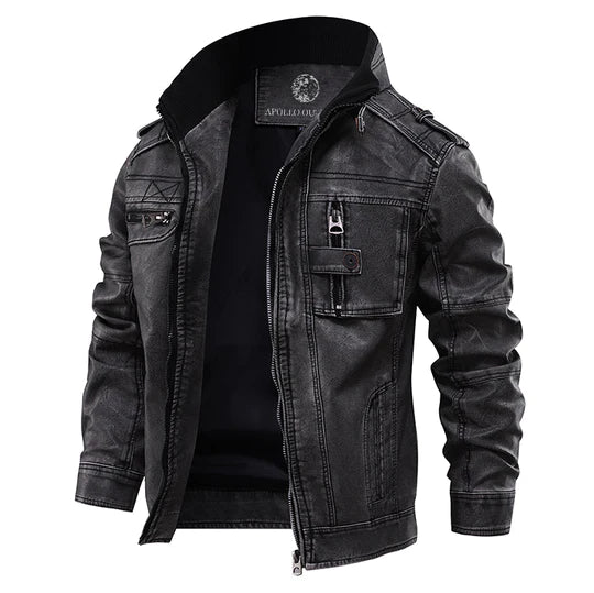 Jeramey l Herren-Motorradjacke aus Leder