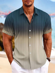 Finley l Kurzärmeliges Button-Down-Hemd mit Farbverlauf für Herren