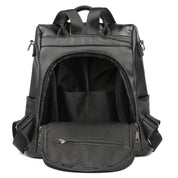 GuardGlam l Anti-Diebstahl Neue Frauen Rucksack Hohe Qualität Soft Leather Backpack