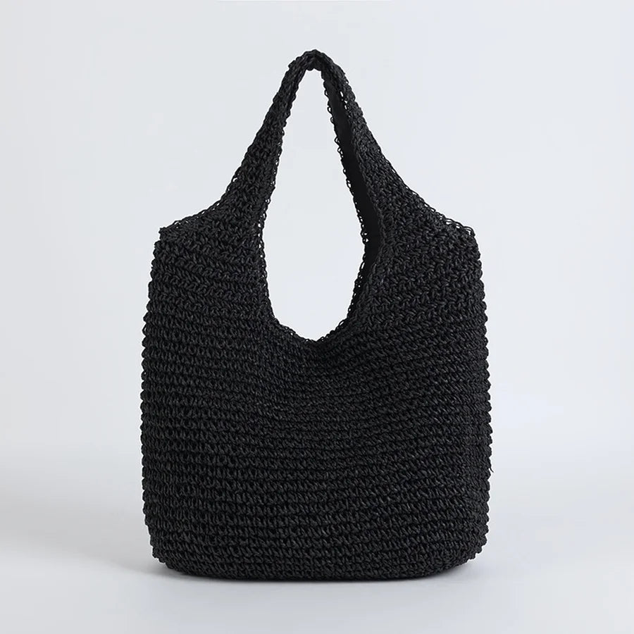 Rattan gewebte Tasche Damen l Annora