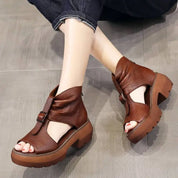 Lysandra Comfort – Modische Damen-Gladiator-Keilsandalen