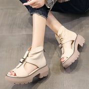 Lysandra Comfort – Modische Damen-Gladiator-Keilsandalen