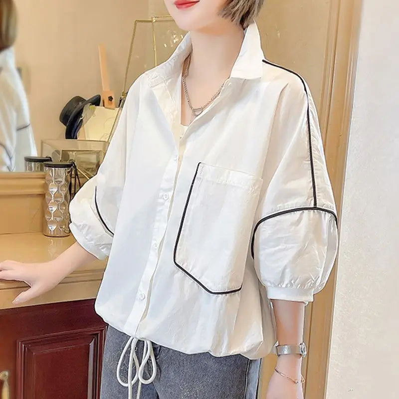 Alexandra | Sommertrend Locker sitzende Damenjacke im dünnen Stil