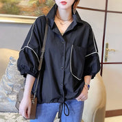 Alexandra | Sommertrend Locker sitzende Damenjacke im dünnen Stil