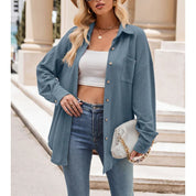 Katerina | Lockere Frühlings- und Sommerbluse für Damen mit Knöpfen