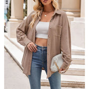 Katerina | Lockere Frühlings- und Sommerbluse für Damen mit Knöpfen