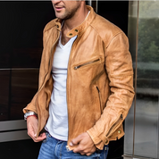 Weiche Leder Herrenjacke l Rocco