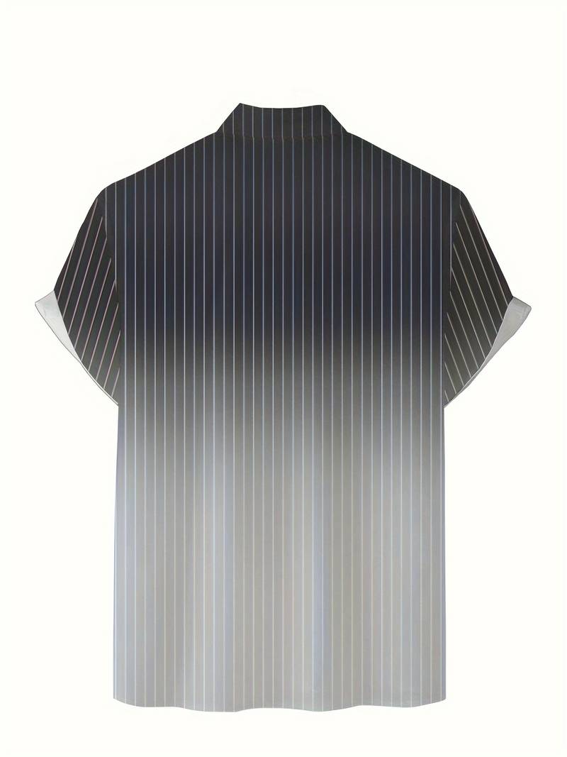 Finley l Kurzärmeliges Button-Down-Hemd mit Farbverlauf für Herren