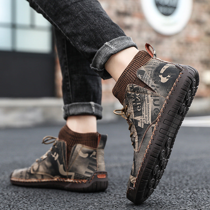 Masego l Herren-Strick-High-Top-Sneaker