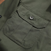 Isaiah | Cargo-Hemd für Herren im Militärstil mit zwei Taschen