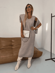 Set Midikleid mit Rollkragen l Celyse