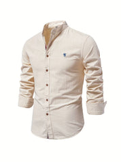 Langarm-Button-Down-Hemd für Herren l Darco