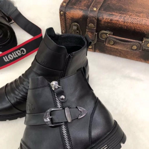 Corbell l Frühlings-Lederstiefel für Herren