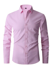 Daltona l Herren-Langarmshirt mit Knopfleiste