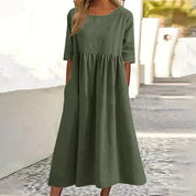 Catelina l Sommer- und Frühlings-Maxi-Damenkleid