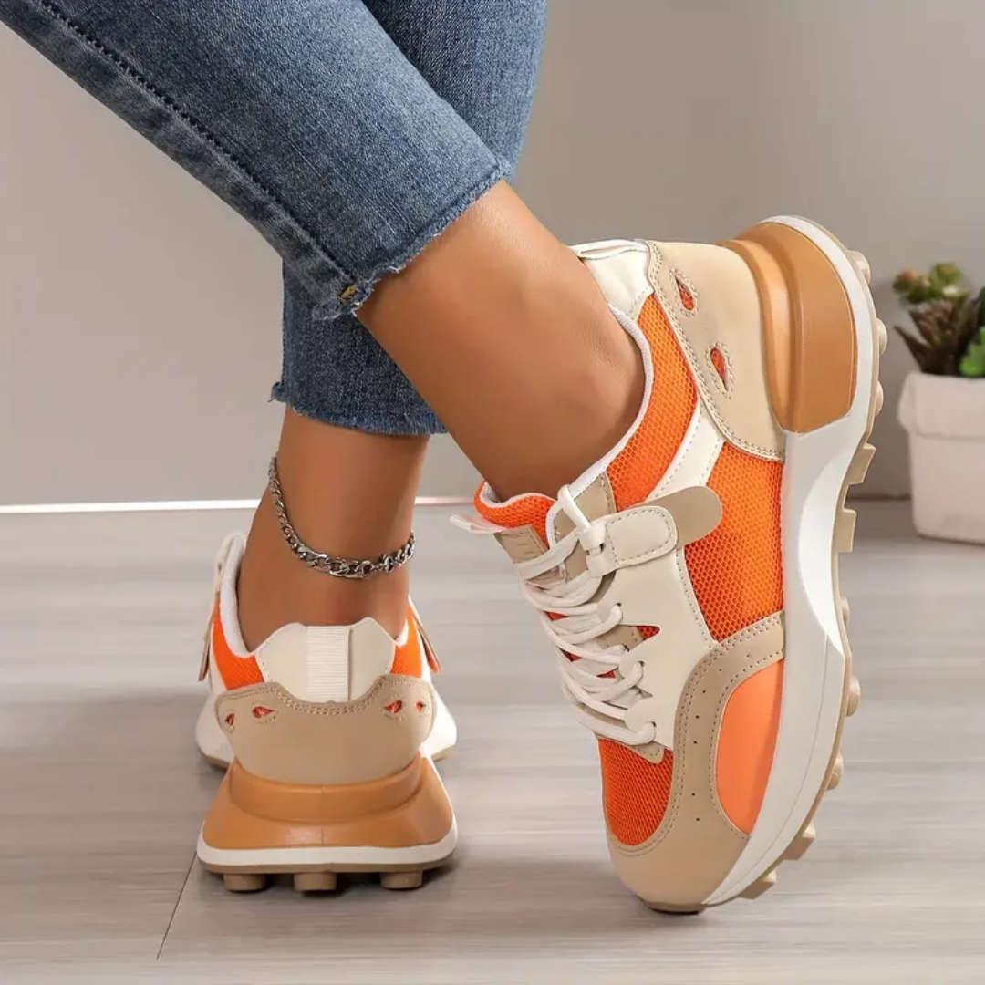 Kassidy | Lässiges Farbblock Turnschuhe