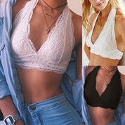 Eda | Damen-Bikinioberteil aus Spitze mit tiefem V-Ausschnitt und Spitze