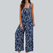 GeoGlam Chic | Jumpsuit mit geometrischem Print und weitem Bein