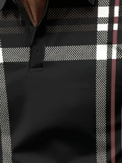 Maxwe l Stylisches gestreiftes kurzarm-t-shirt für herren