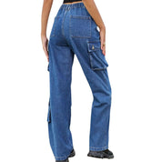 Bolly | Cargo-Jeans mit hohem Bund und praktischen Taschen
