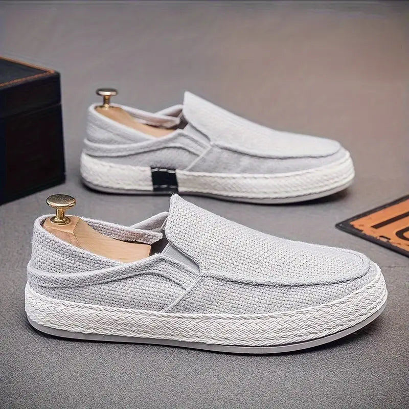 Halcyon | Bequeme Slip-On-Espadrille-Slipper für Herren