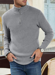 Benny | Stilvoller Bequemer Herrenpullover mit Reißverschluss