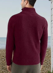 Benny | Stilvoller Bequemer Herrenpullover mit Reißverschluss