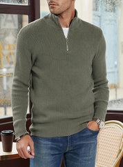 Benny | Stilvoller Bequemer Herrenpullover mit Reißverschluss