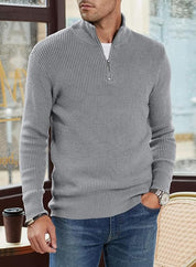 Benny | Stilvoller Bequemer Herrenpullover mit Reißverschluss