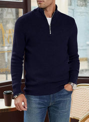 Benny | Stilvoller Bequemer Herrenpullover mit Reißverschluss