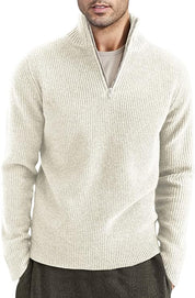 Benny | Stilvoller Bequemer Herrenpullover mit Reißverschluss