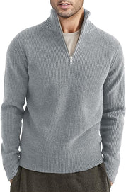 Benny | Stilvoller Bequemer Herrenpullover mit Reißverschluss