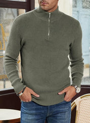 Benny | Stilvoller Bequemer Herrenpullover mit Reißverschluss