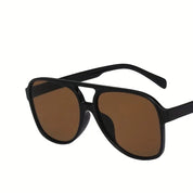 Retro-Sonnenbrille mit großem Rahmen l Geashna