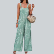 GeoGlam Chic | Jumpsuit mit geometrischem Print und weitem Bein